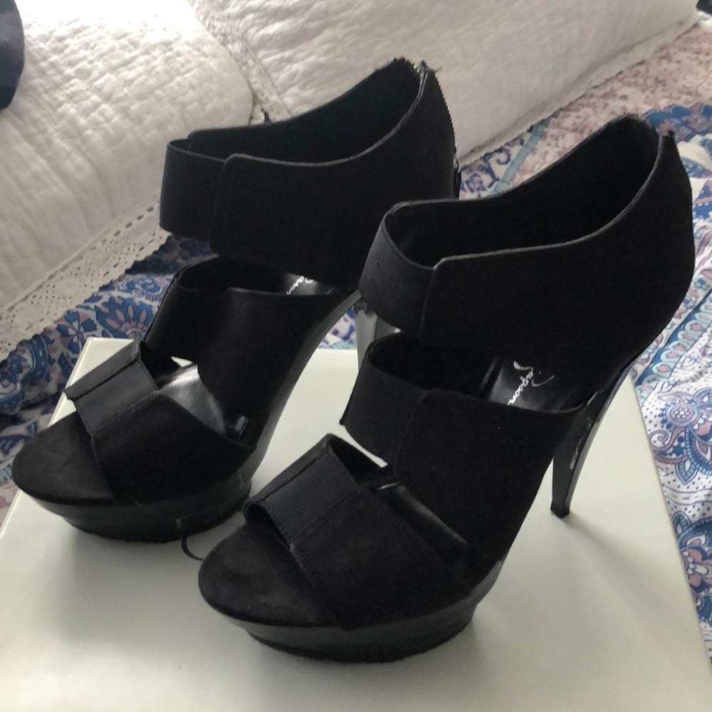 black heels